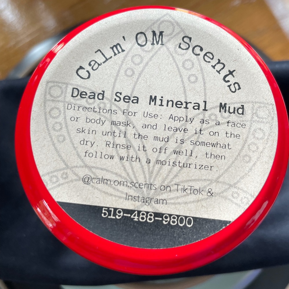 Unisex- Dead Sea Mineral Mud - 100% natural : Face, Body, & Hair Mask